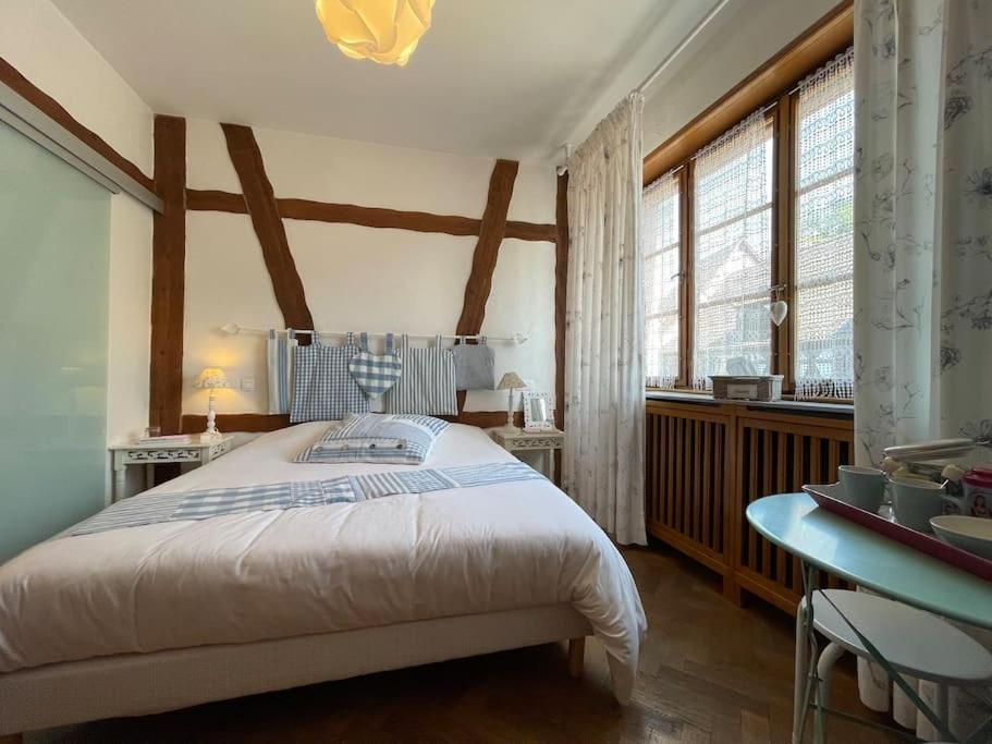 La Petite Chambre Bleue - Centre Historique-2 Pers-Non Accessible Au Personnes A Mobilite Reduite 케제르베르 외부 사진
